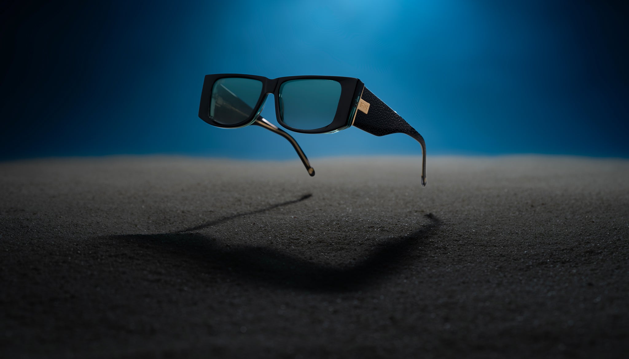 9FIVE Angelo Stingray - Teal Gradient Sunglasses