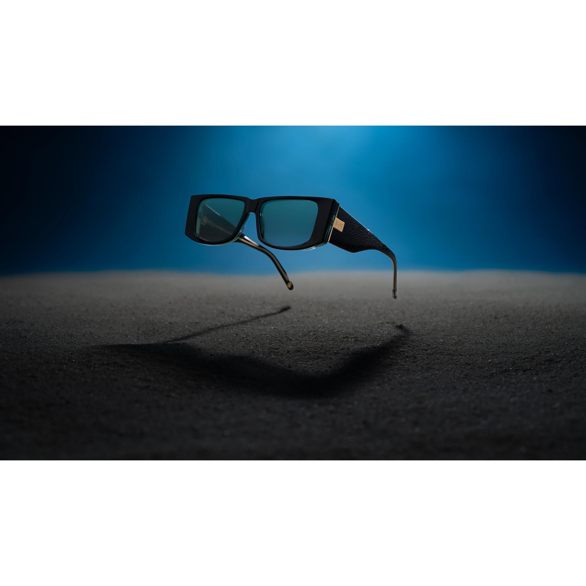 9FIVE Angelo Stingray - Teal Gradient Sunglasses