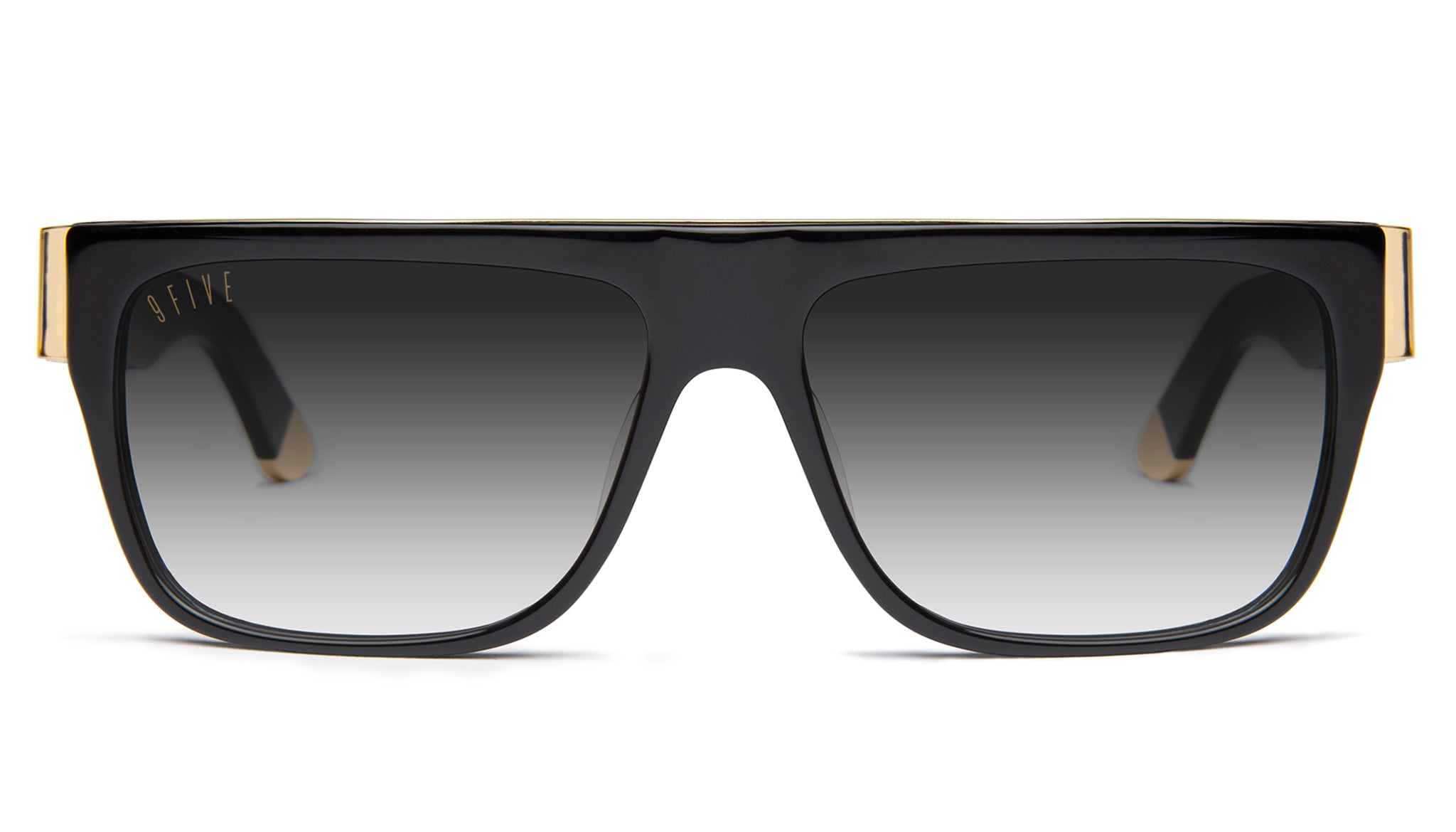 9FIVE 22 Black & 24K Gold XL - Gradient Sunglasses