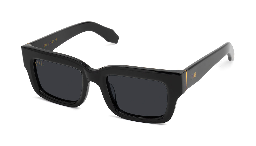 9FIVE Apex Black & 24K Gold Sunglasses