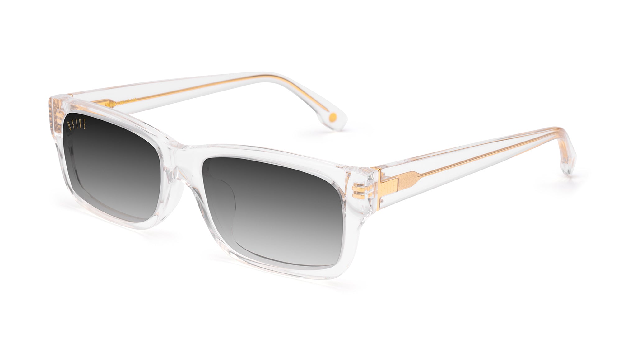 9FIVE Aura XL Crystal & 24K Gold - Gradient Sunglasses