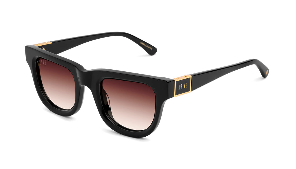9FIVE Camino Black & 24K Gold - Rum Gradient Sunglasses