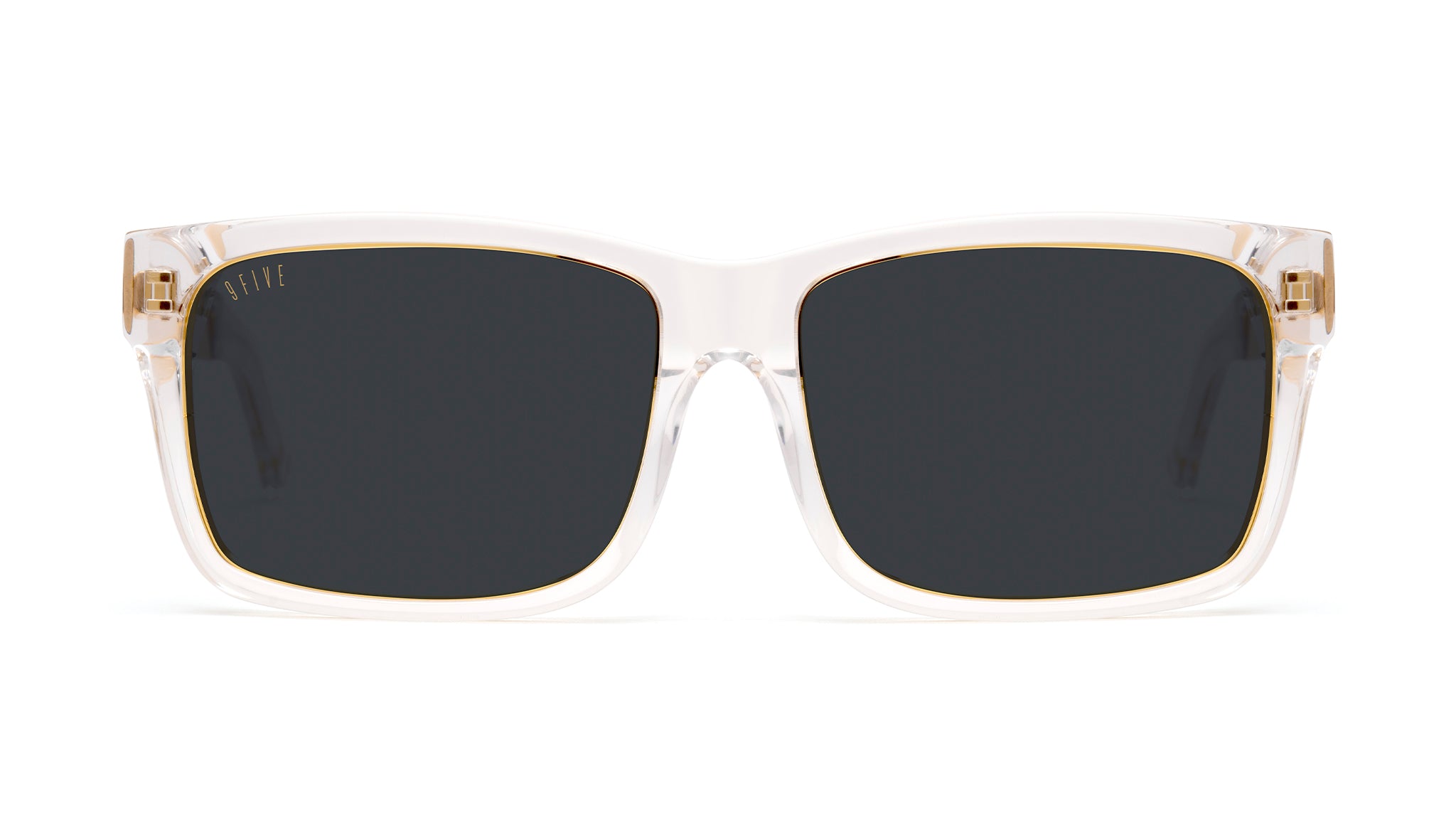 9FIVE Caps LX Crystal & 24K Gold Sunglasses