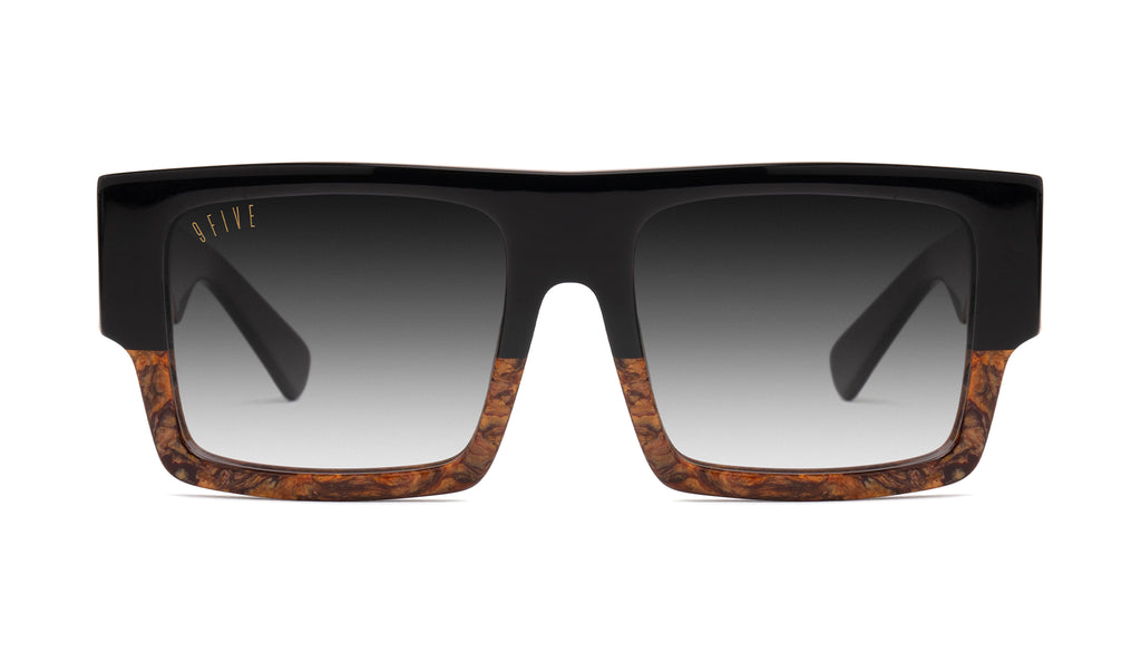 9FIVE Diego Gold Marble & 24K Gold - Gradient Sunglasses