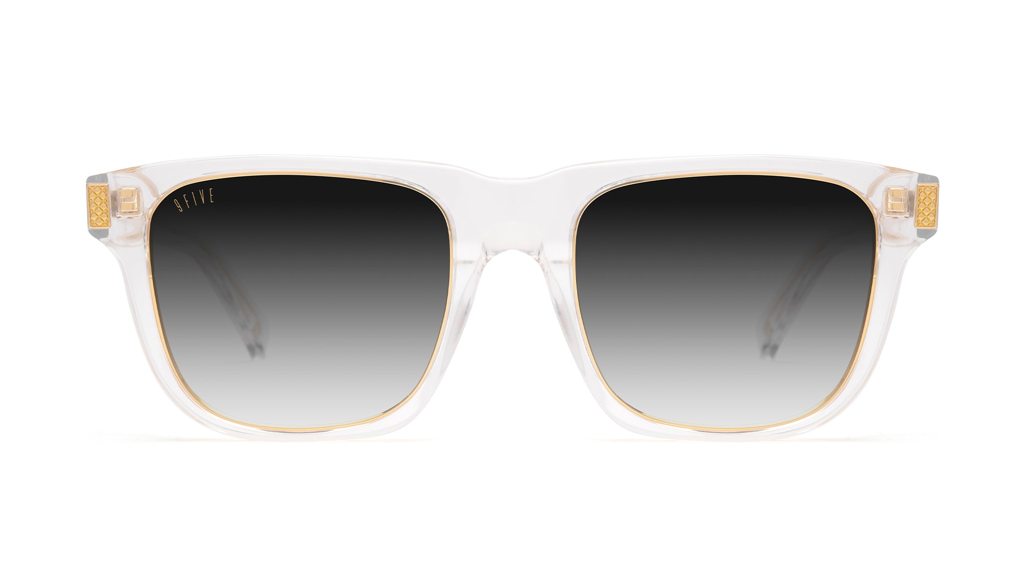9FIVE Ocean Crystal & 24K Gold - Gradient Sunglasses