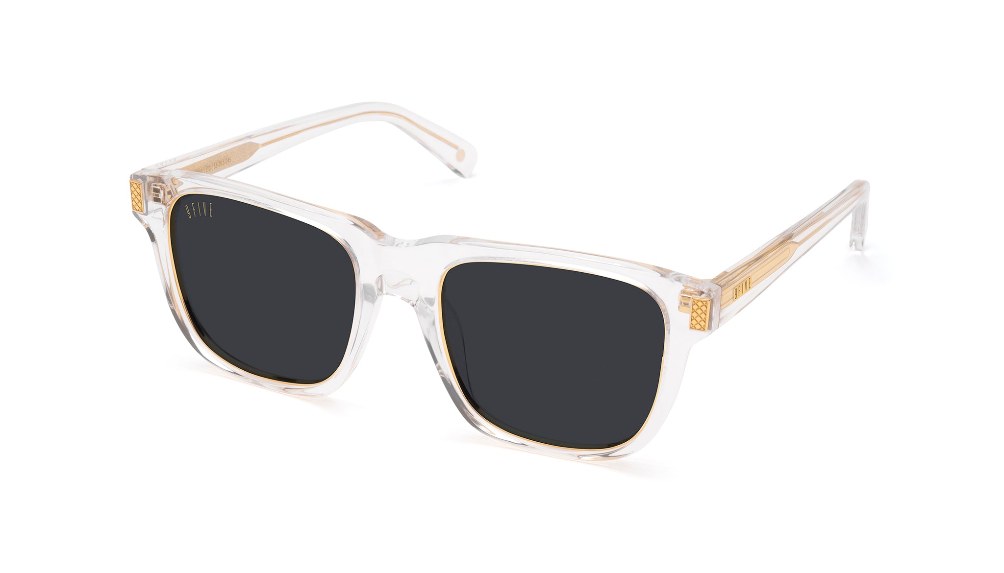 9FIVE Ocean Crystal & 24K Gold Sunglasses Rx