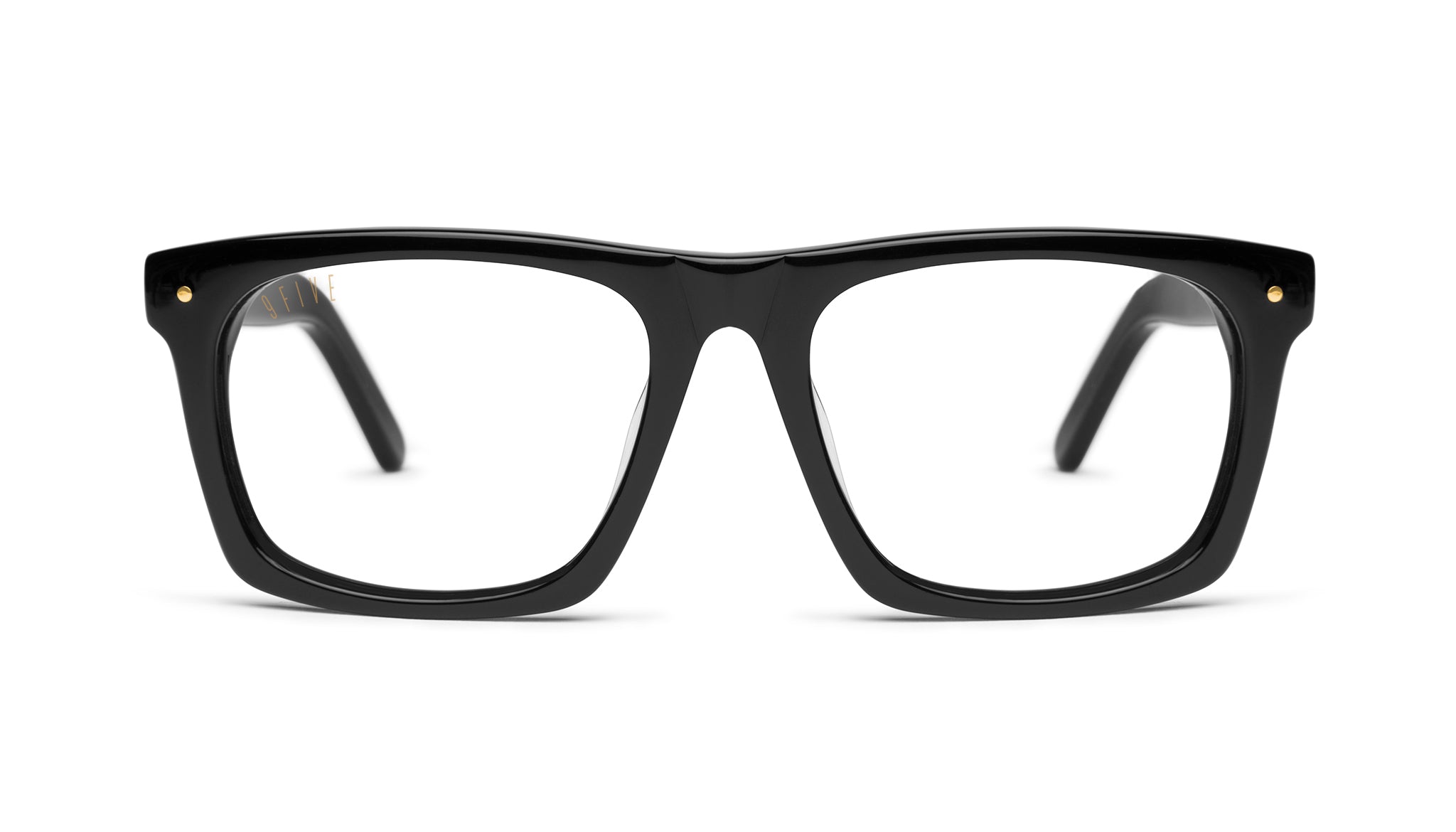 9FIVE One Black Clear Lens Glasses Rx