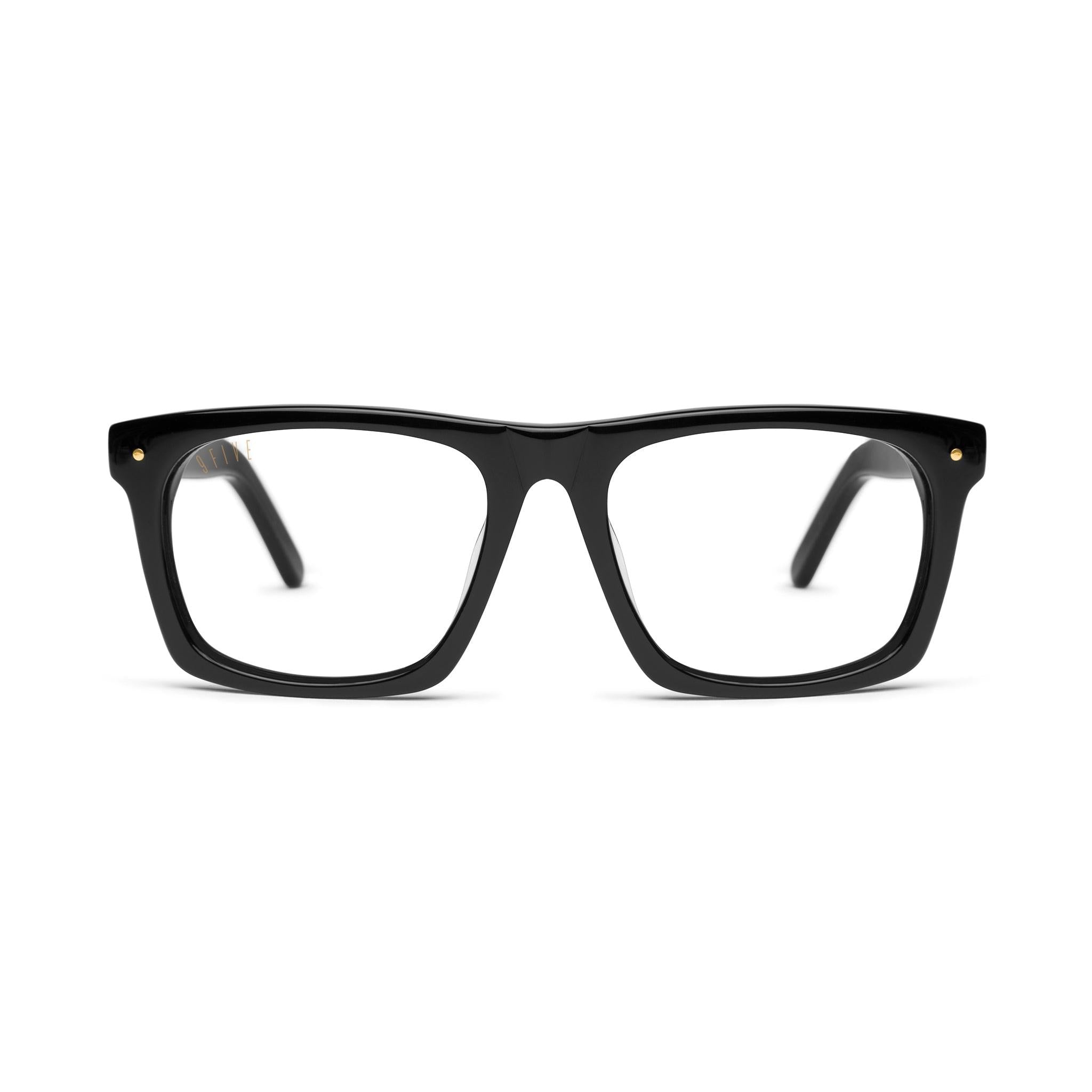 9FIVE One Black Clear Lens Glasses Rx