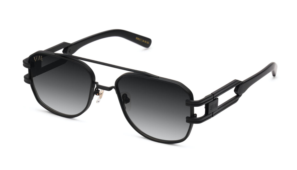 9FIVE Royals Matte Blackout - Gradient Sunglasses