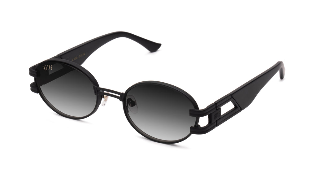 9FIVE St. James Matte Blackout - Gradient Sunglasses