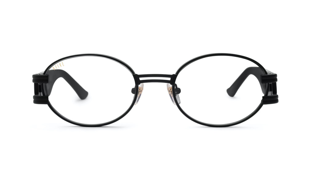 9FIVE St. James Matte Blackout Clear Lens Glasses