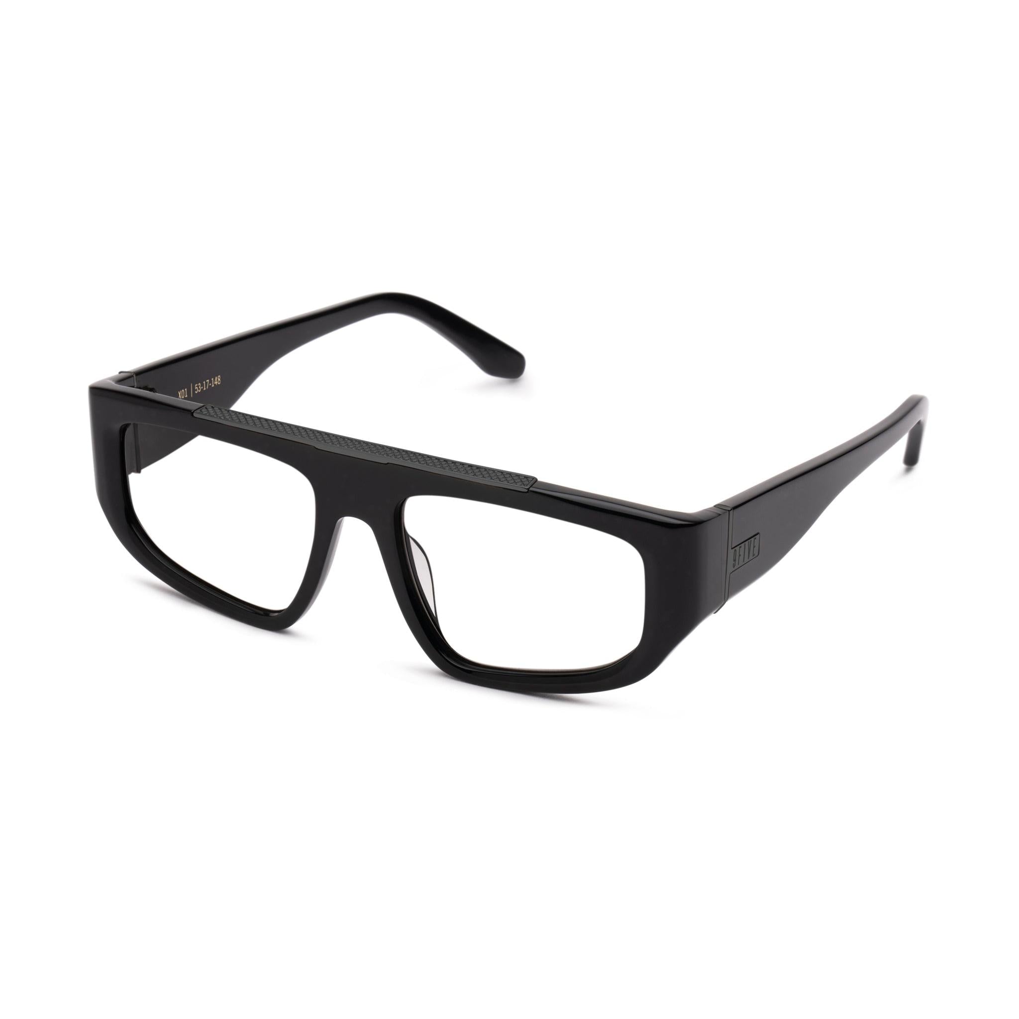 9FIVE X01 Matte Black Clear Lens