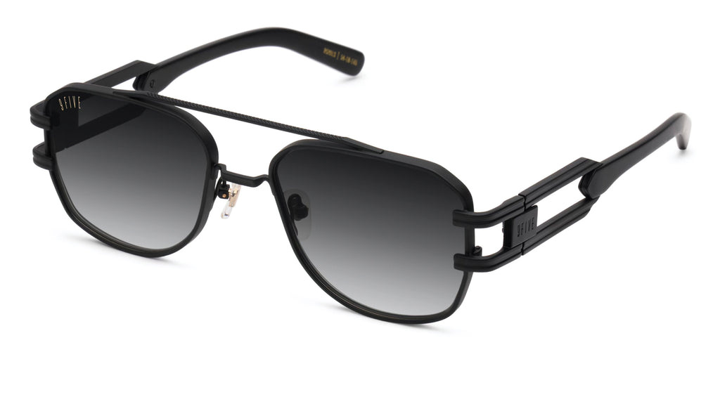 9FIVE Royals Matte Blackout XL - Gradient Sunglasses