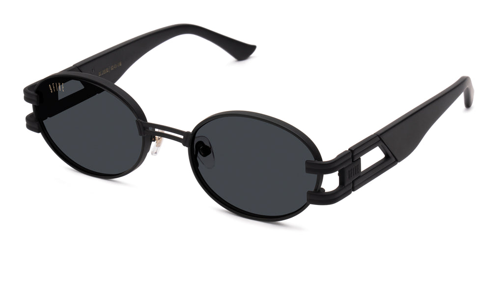 9FIVE St. James Matte Blackout XL Sunglasses Rx
