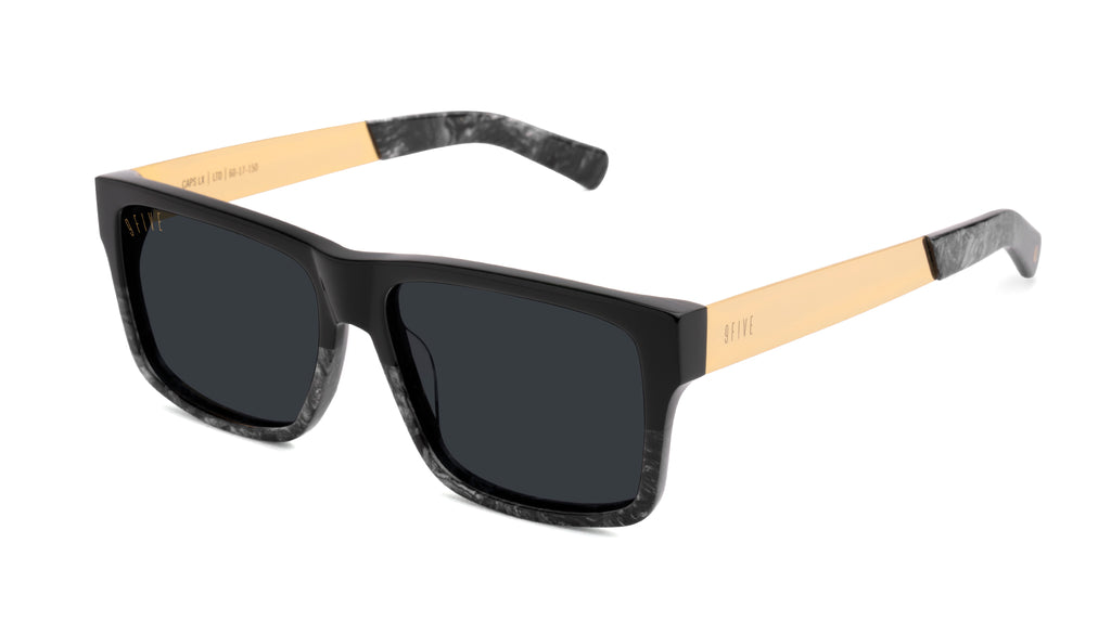 9FIVE Caps LX Black Marble & 24K Gold Sunglasses Rx