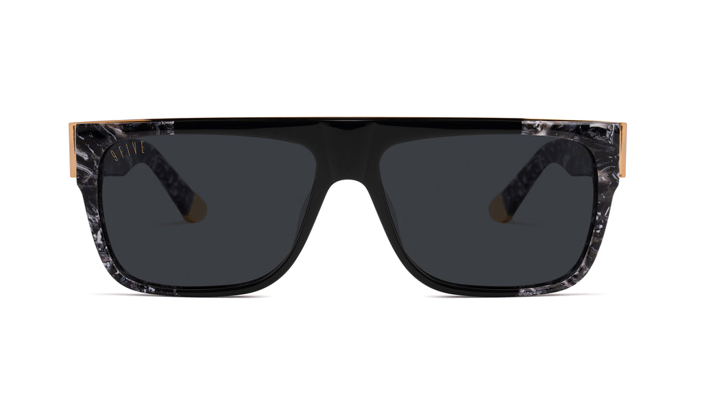 9FIVE 22 Black & White Onyx Sunglasses