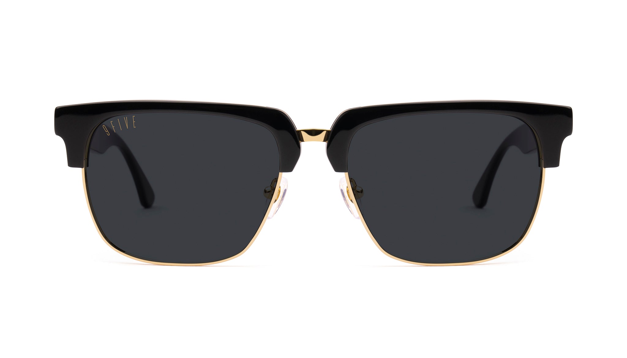 9FIVE Belmont Gold Marble & 24K Gold Sunglasses