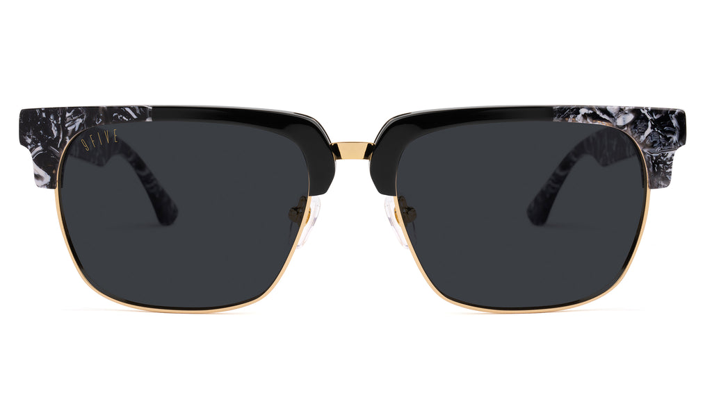 9FIVE Belmont Black & White Onyx XL Sunglasses Rx