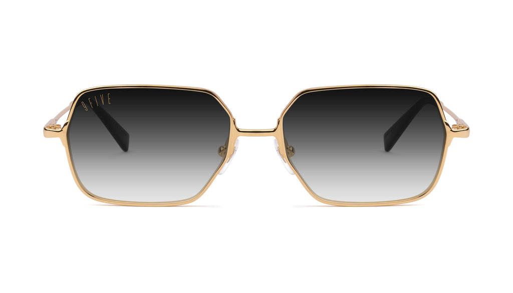 9FIVE Clarity Full Rim 24k Gold - Gradient Sunglasses
