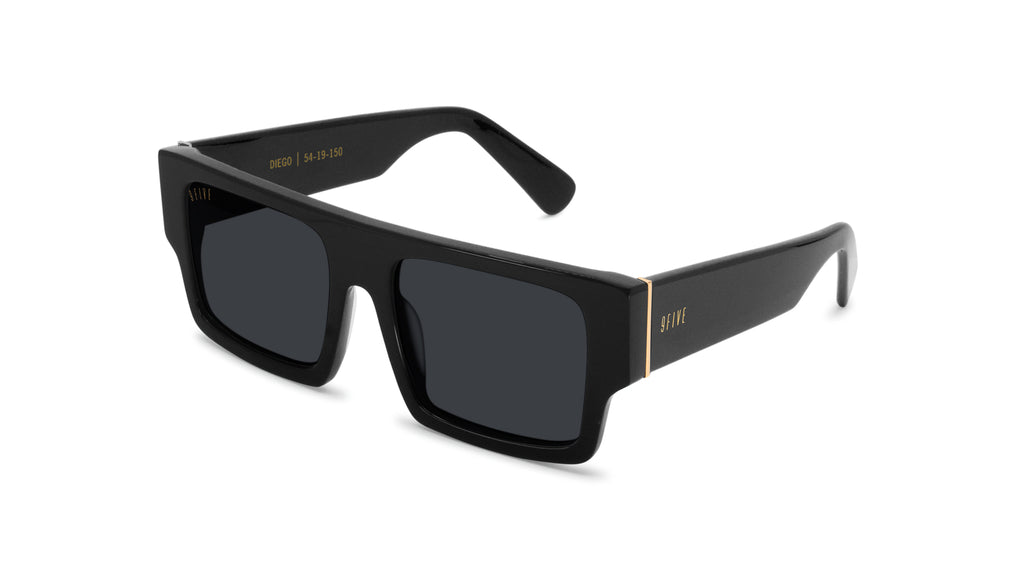 9FIVE Diego Loc Black Sunglasses