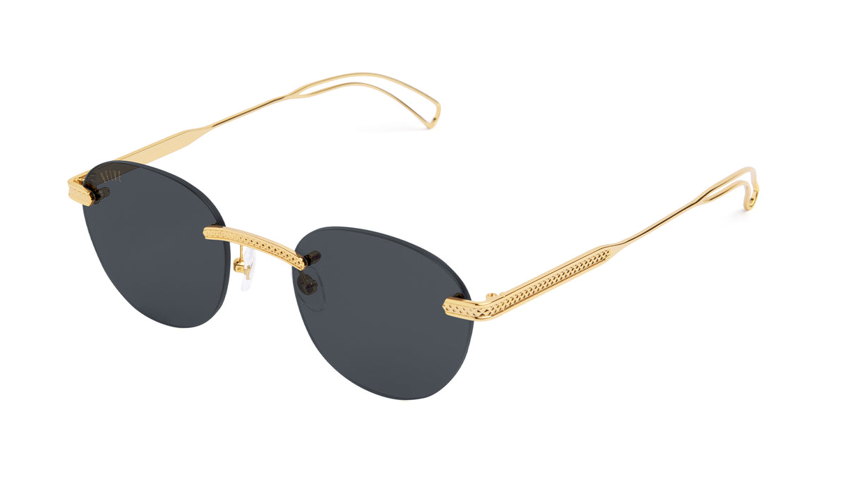 9FIVE Dime Lite 24K Gold Sunglasses