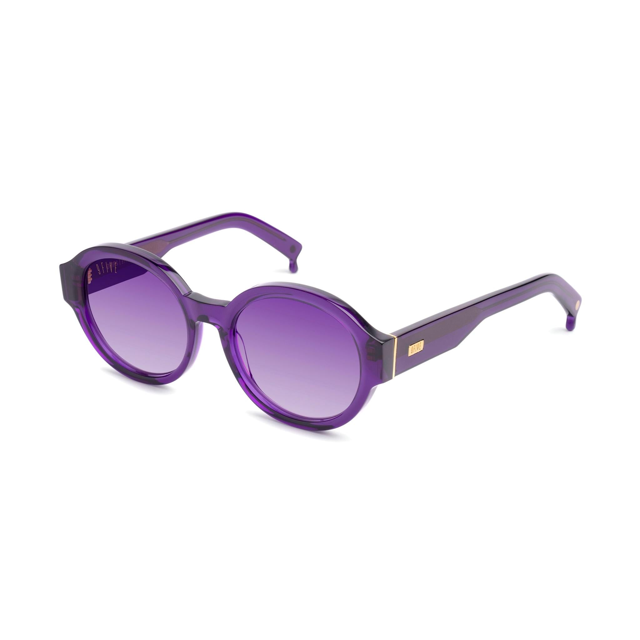 9FIVE Drips Showtime Purple & 24K Gold - Purple Gradient Sunglasses