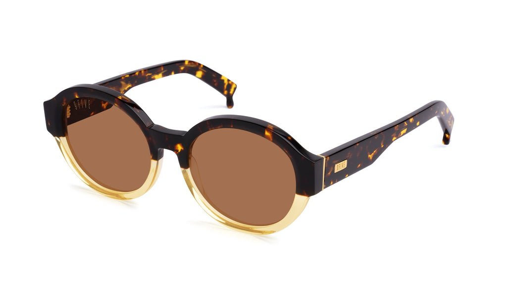 9FIVE Drips Tortoise & Gold Split Sunglasses Rx