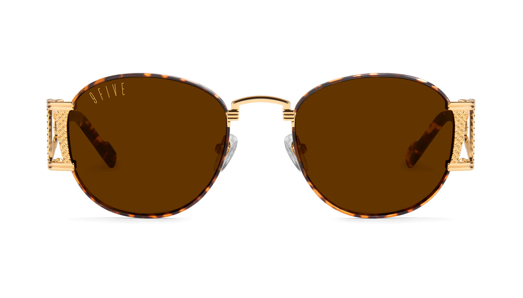 9FIVE Legacy Tortoise & 24k Gold Sunglasses Rx