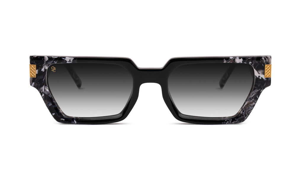 9FIVE Locks Black & White Onyx - Gradient Sunglasses