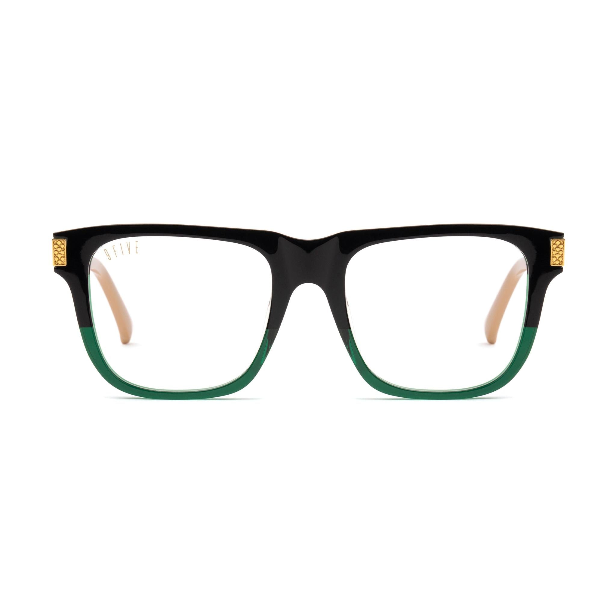 9FIVE Ocean Tundra Green Clear Lens Glasses
