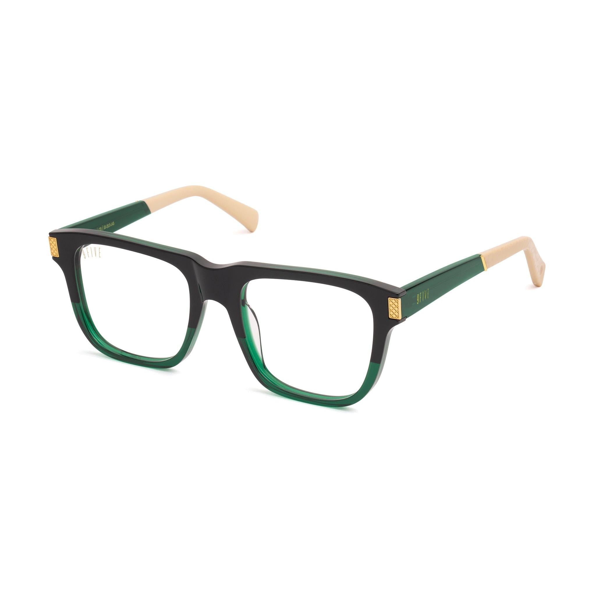 9FIVE Ocean Tundra Green Clear Lens Glasses