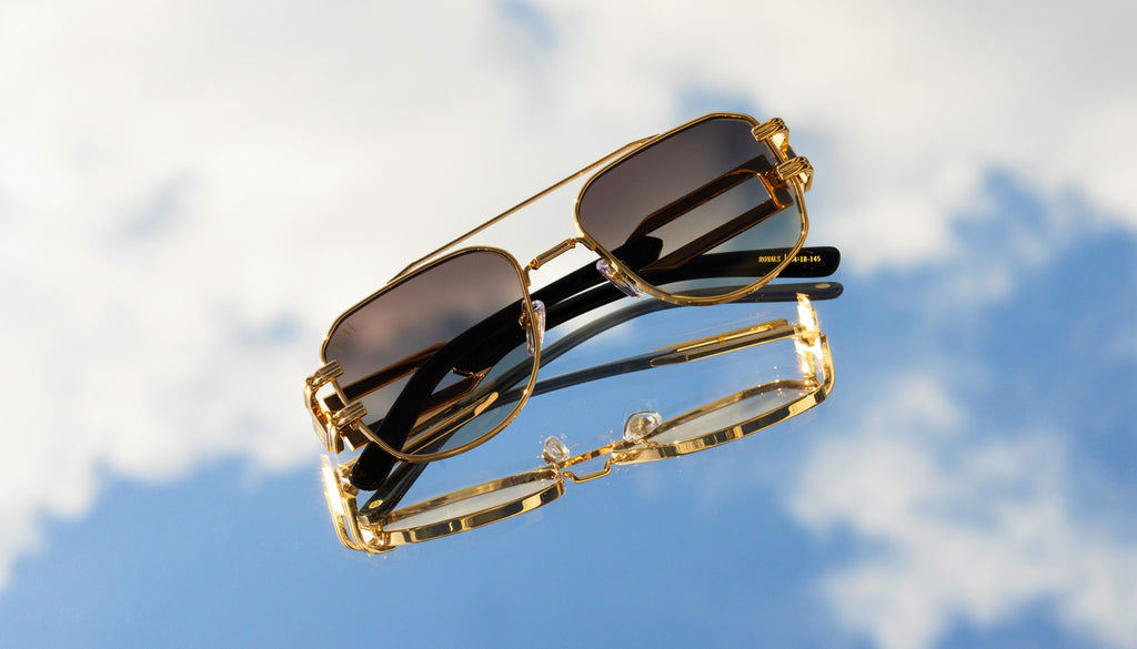 9five royal aviator oversized prescription sunglasses