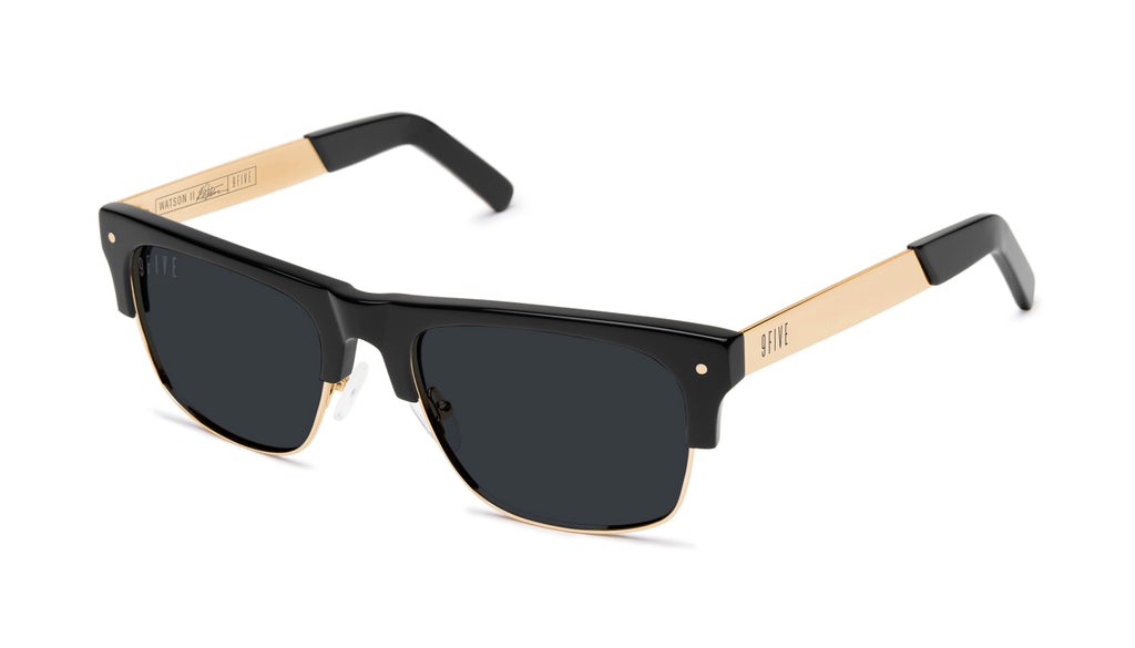 9FIVE Watson 2 Black & 24K Gold Sunglasses