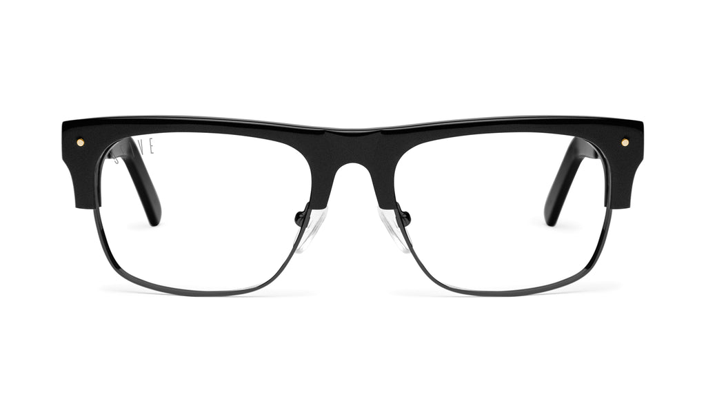9FIVE Watson 2 Matte Blackout Clear Lens Glasses