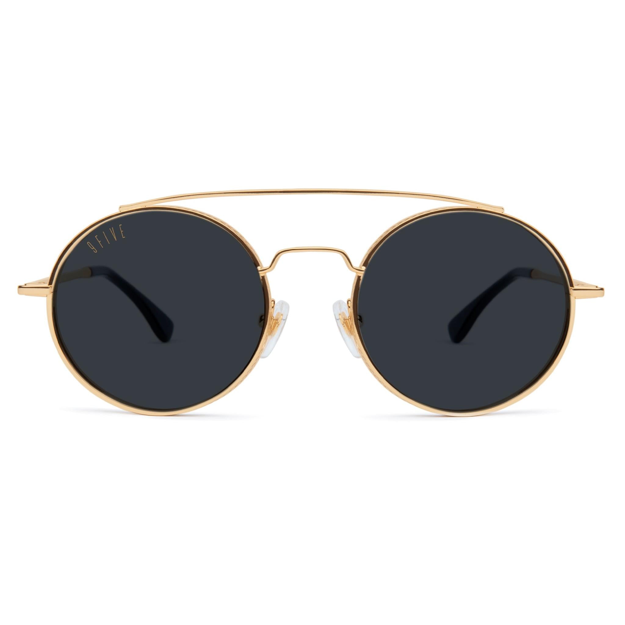 9FIVE 50-50 24K Gold XL Sunglasses