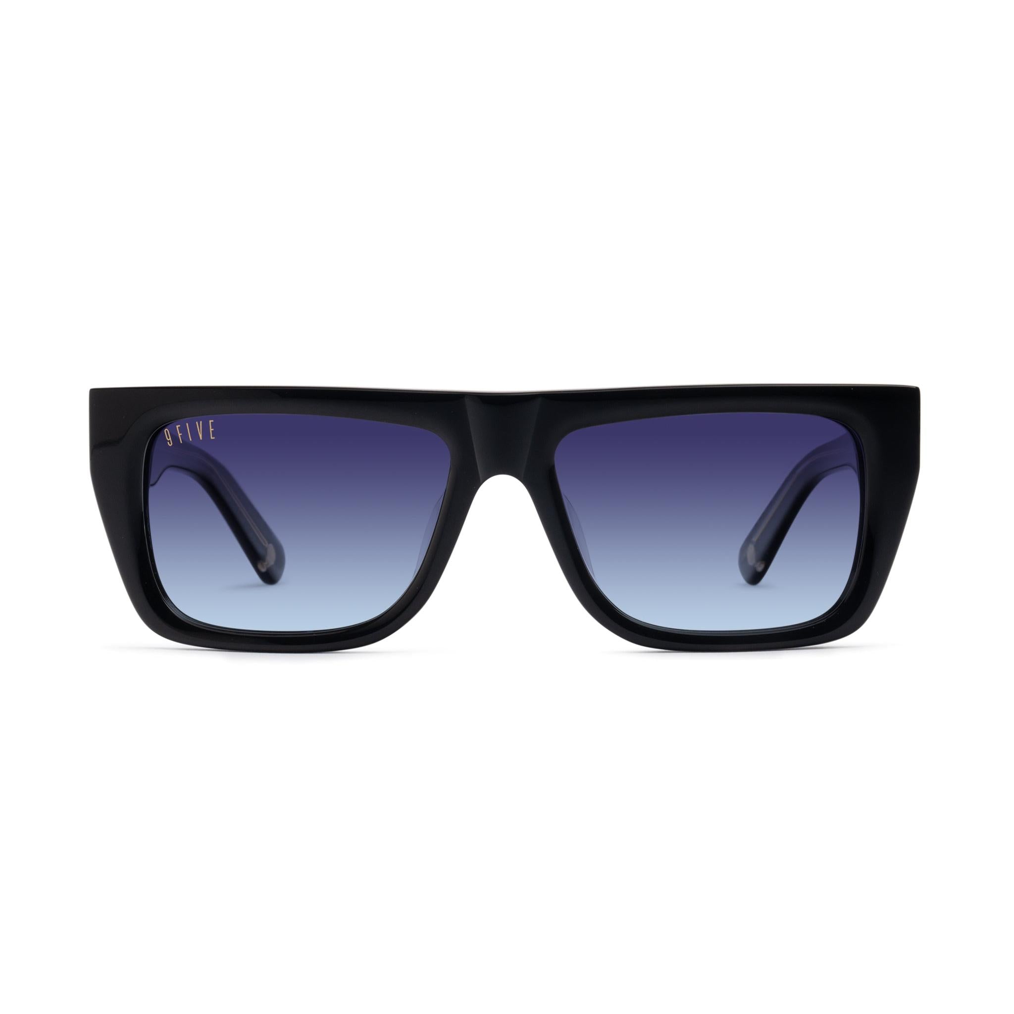 9FIVE 212 Loc Midnight Gradient & 24K Gold Sunglasses — front [g:midnight-gradient s:all o:1]