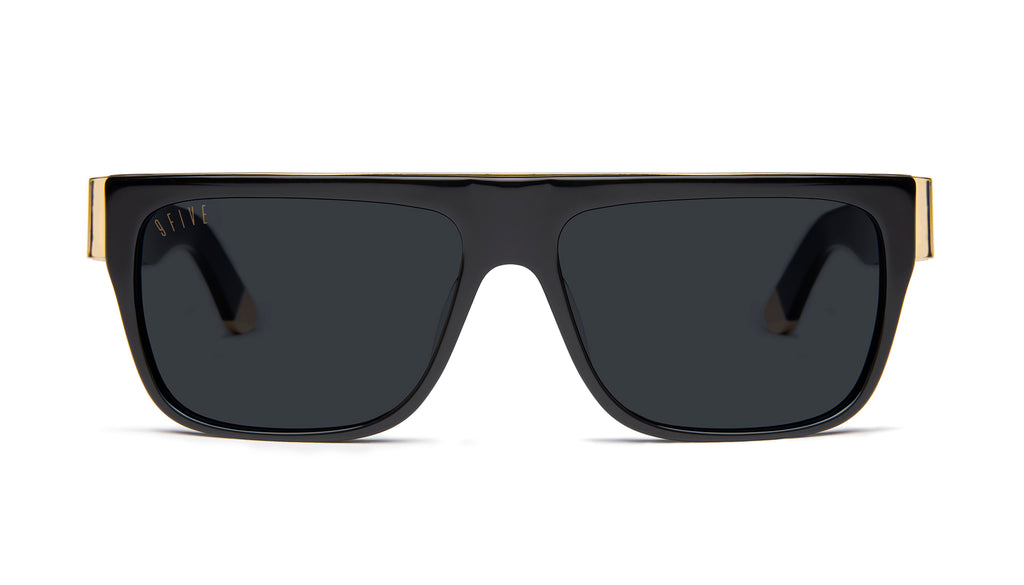 9FIVE 22 Black & 24K Gold Sunglasses Rx