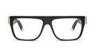 9FIVE 22 Black & 24K Gold Clear Lens Glasses Rx