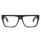 9FIVE 22 Black & 24K Gold XL Clear Lens