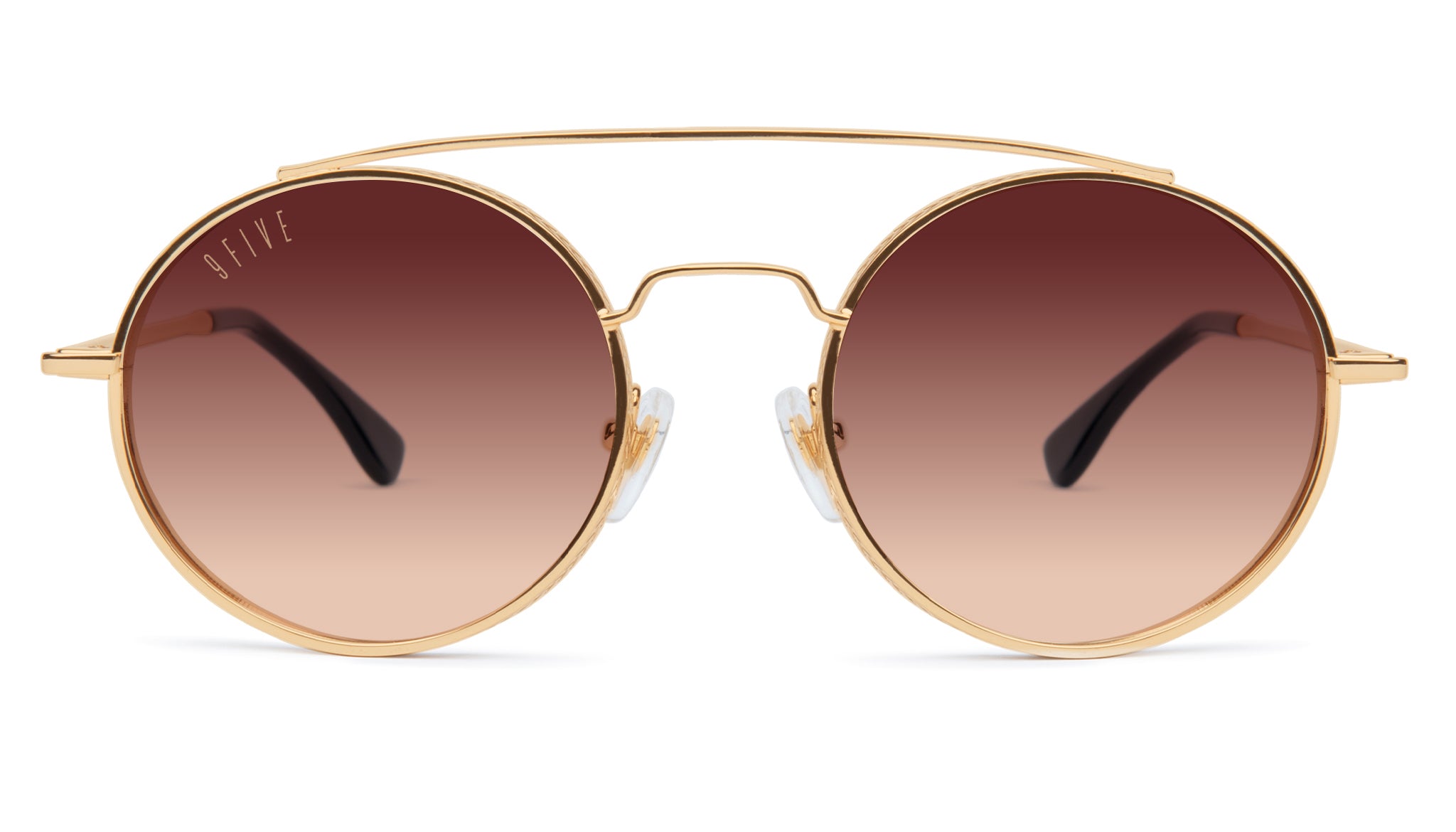 9FIVE 50-50 XL 24K Gold - Sienna Gradient Sunglasses