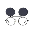 9FIVE 50-50 Flip-Up Blackout Sunglasses