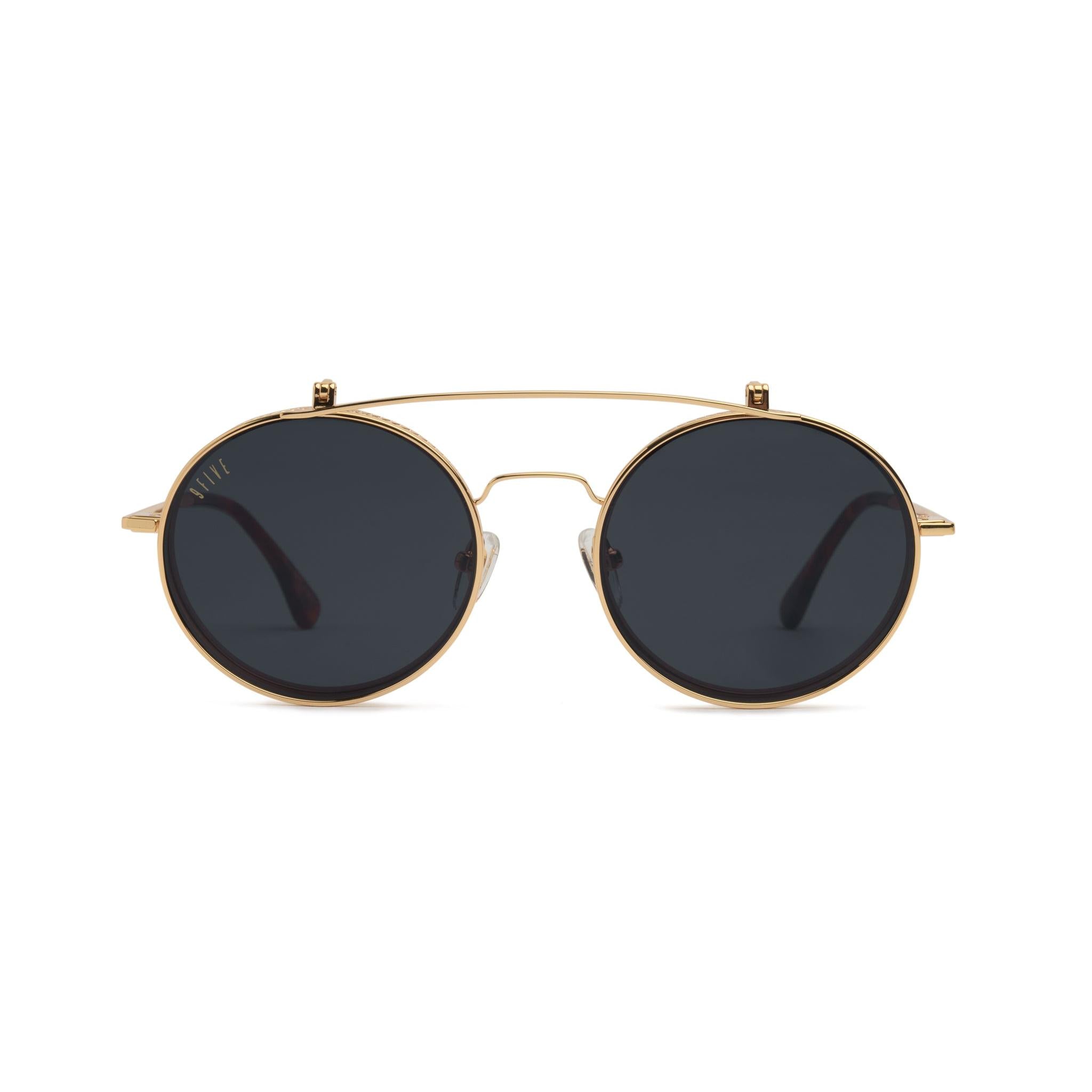 9FIVE 50-50 Flip-Up Tortoise Sunglasses