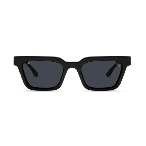 9FIVE x Arts-Rec EM4 Savanna Black Sunglasses — front [g:black s:all o:1]