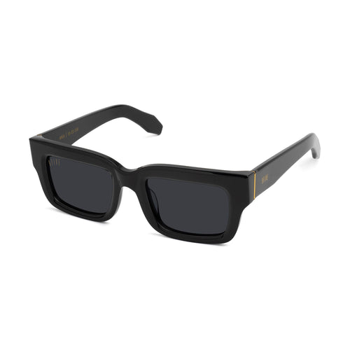 9FIVE Apex Black & 24K Gold Black Sunglasses — side [g:black s:all o:2]