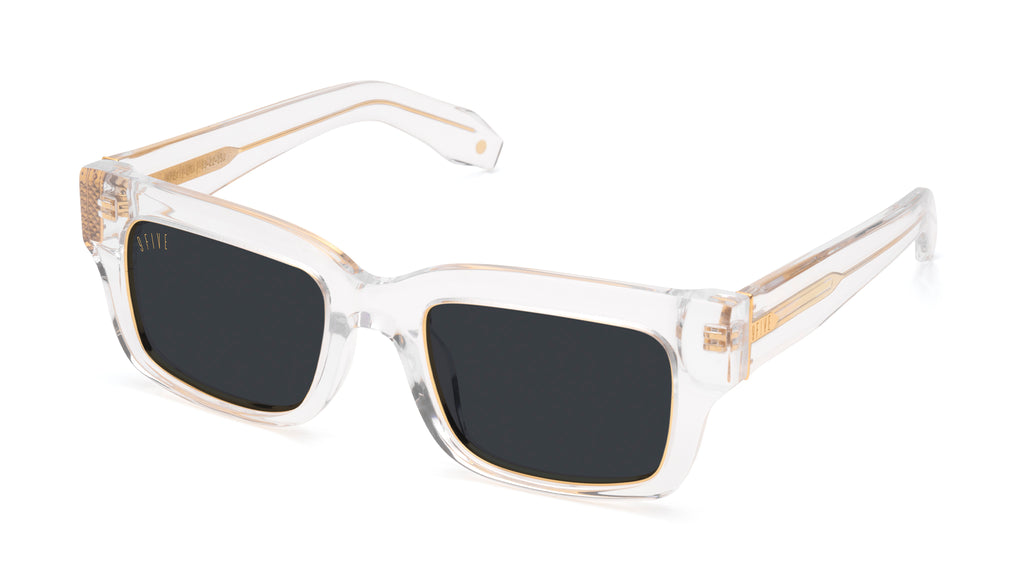 9FIVE Apex Crystal & 24K Gold Sunglasses