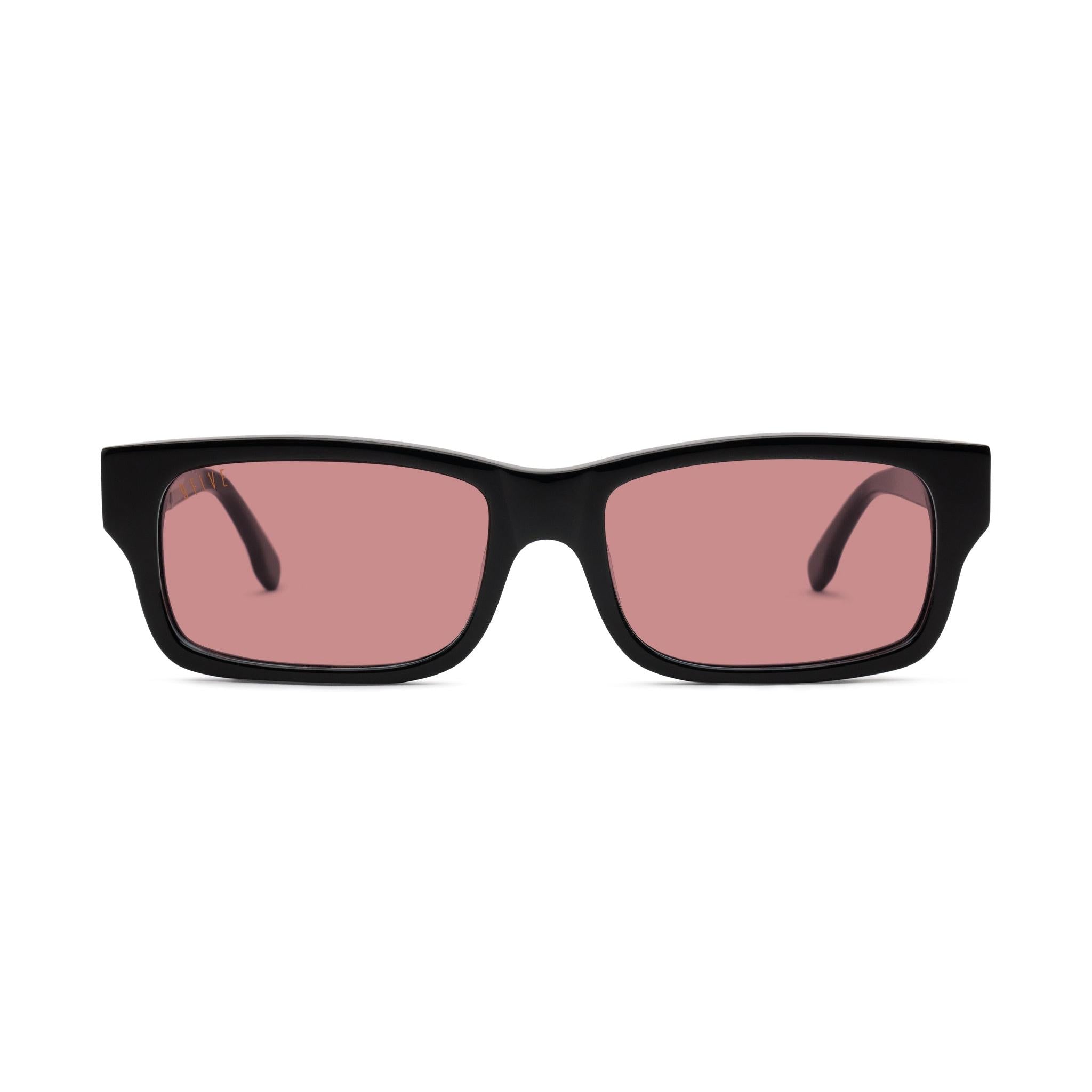 9FIVE Aura Pink & 24K Gold Sunglasses — Regular fit, front [g:pink s:reg o:1]