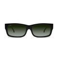 9FIVE Aura Green Gradient & 24K Gold Sunglasses — XL fit, front [g:green-gradient s:xl o:1]