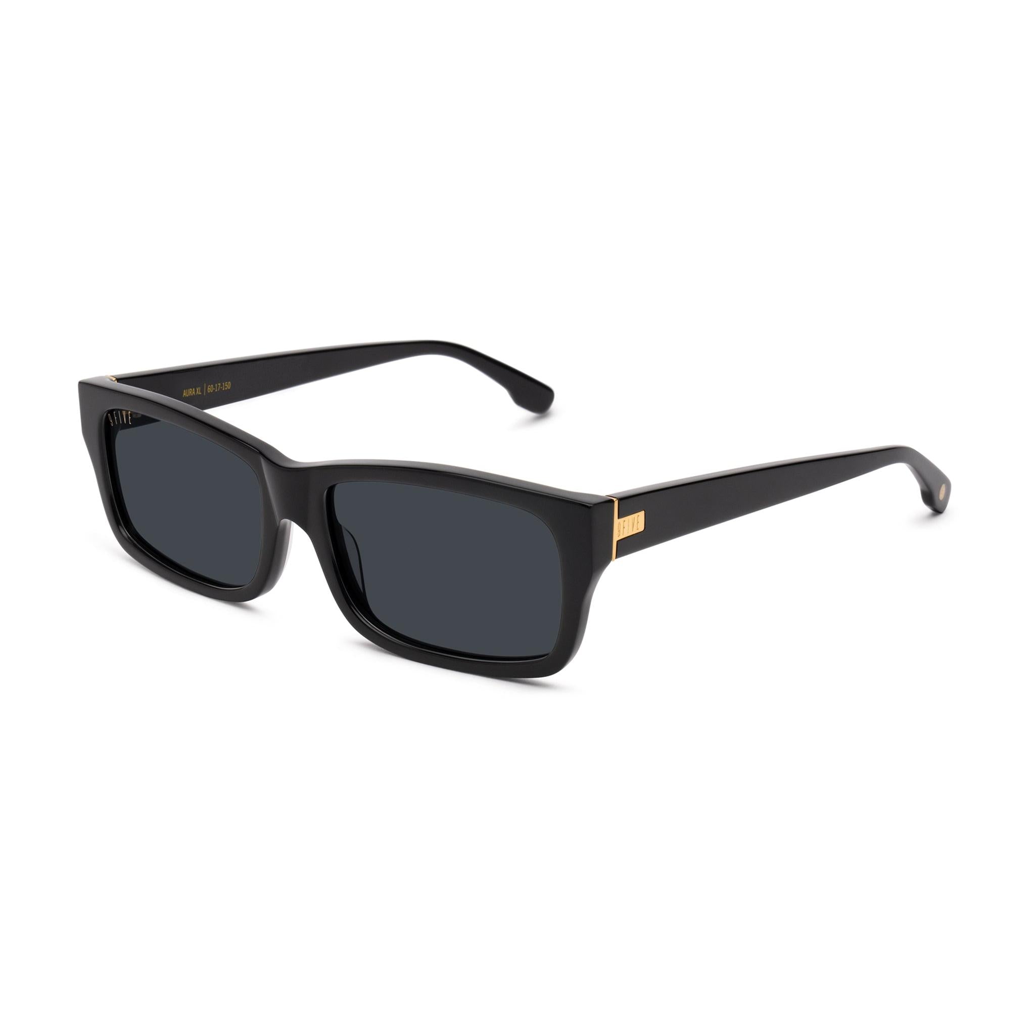Soma Black & 24K Gold Sunglasses