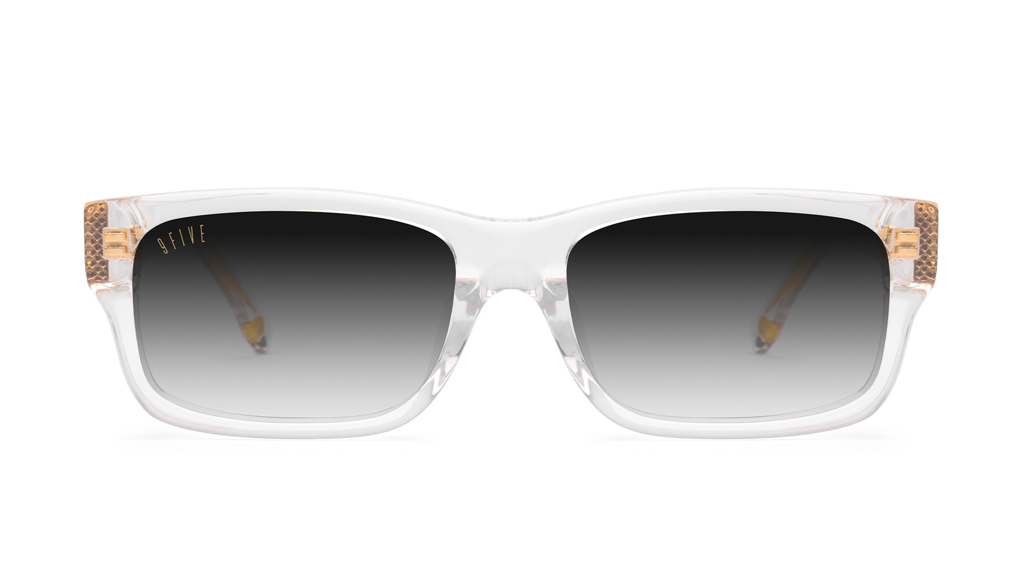 9FIVE Aura XL Crystal & 24K Gold - Gradient Sunglasses