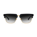 9FIVE Belmont Black Gradient & 24K Gold Sunglasses — Regular fit, front [g:black-gradient s:reg o:1]